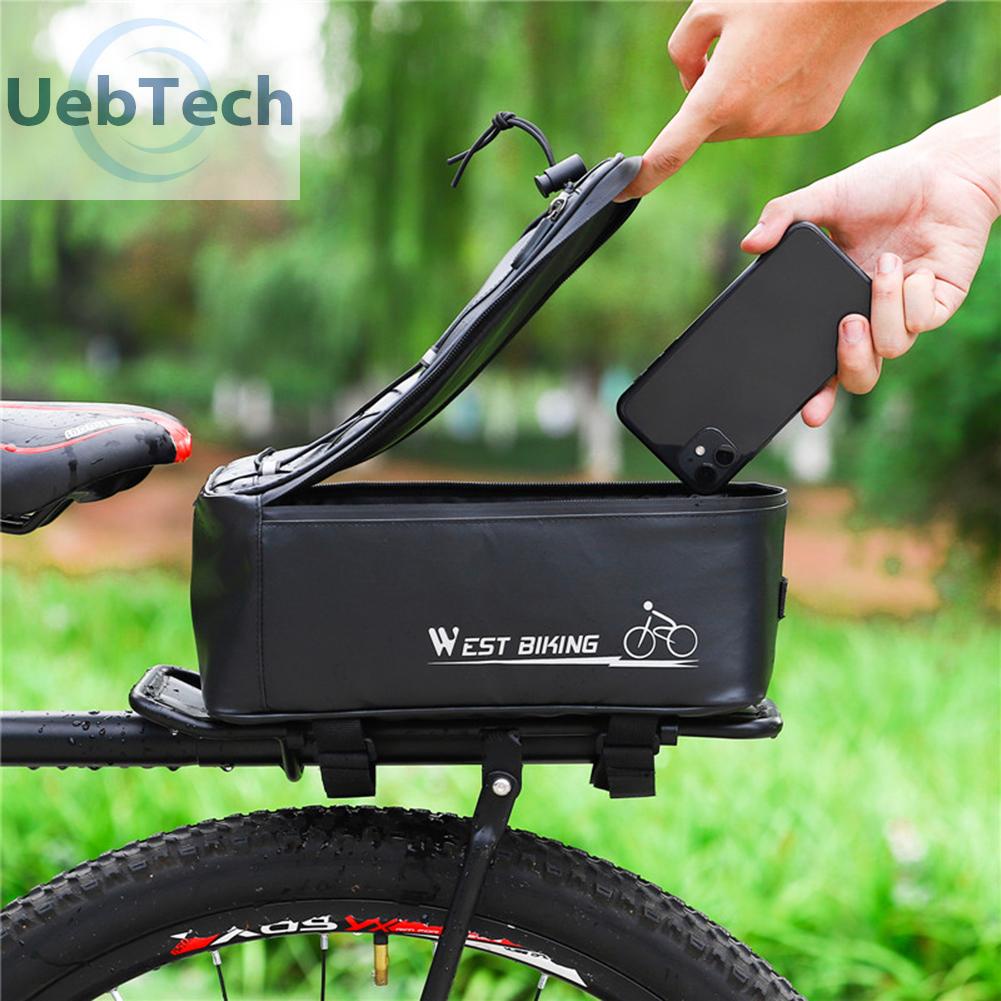 Túi Đựng Đồ Gắn Yên Sau Xe Đạp Uebtech WEST BIKING 4L MTB Kèm Vỏ Bọc Mưa