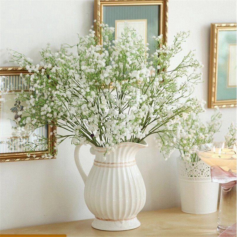 Bó Hoa Gypsophila Nhân Tạo Lãng Mạn Dùng Cho Trang Trí Tiệc Cưới / Nhà Cửa DIY
