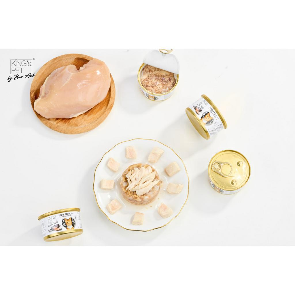 Pate Cho Mèo Pate King's Pet Mèo Trên 1 Tuổi Lon 80G Dạng Thạch - Miki Petshop