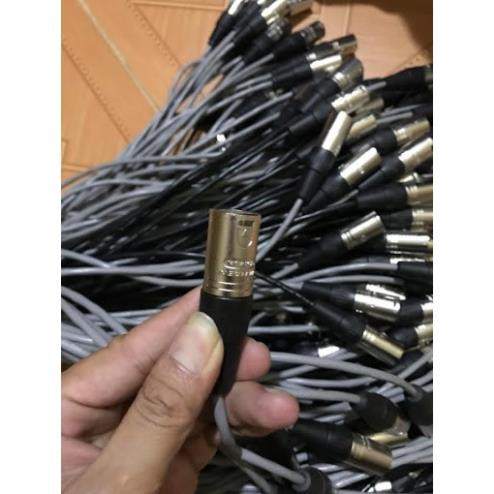 Dây canon đực cái hàng đẹp chuẩn hãng KIWI - dùng để kết nối các thiết bị âm thanh