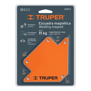 Ke góc nam châm hàn 3 góc Truper, 3in/76mm 12119 ESM-3