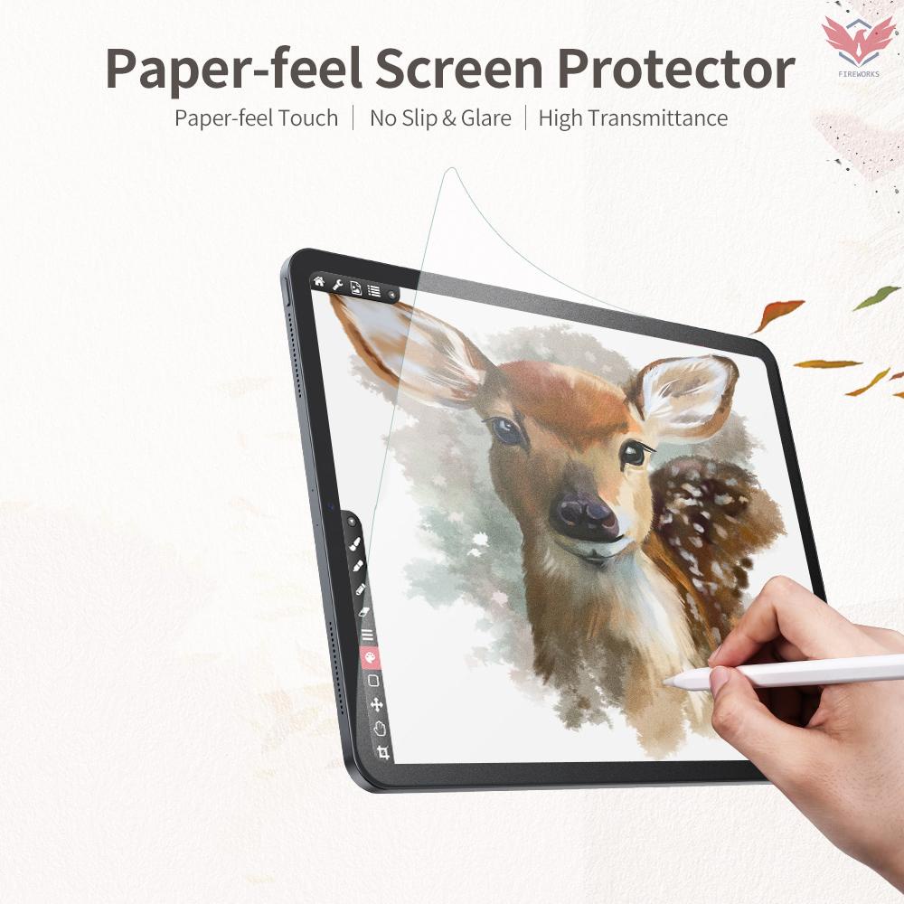 Miếng Dán Bảo Vệ Màn Hình Máy Tính Bảng Chất Liệu Pet Nhám Không Trượt Cho Ipad Pro 10.2 (2019)