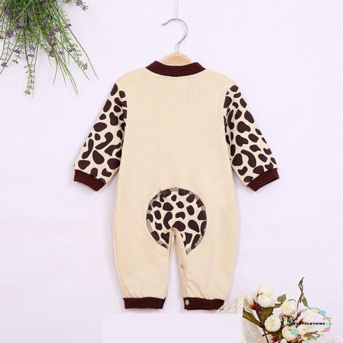 ღWSVღNew Cute Baby Kids Boy Girl Long Sleeve Romper Cotton Cartoon Jumpsuit