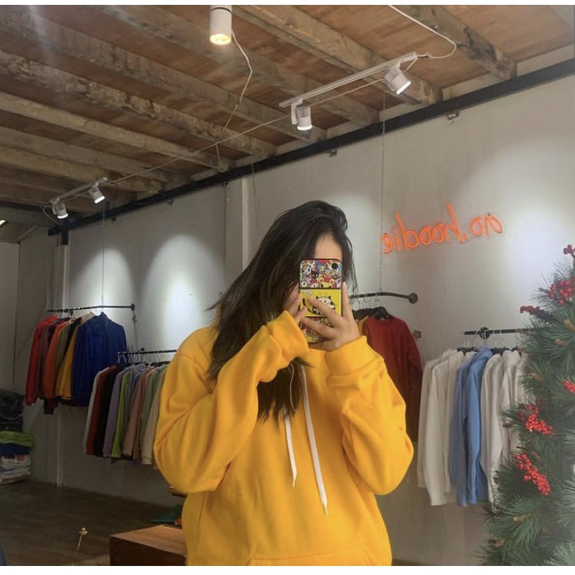 Áo Hoodie BASIC Màu Trơn Form Rộng Unisex Cho Cả Nam Và Nữ | BigBuy360 - bigbuy360.vn