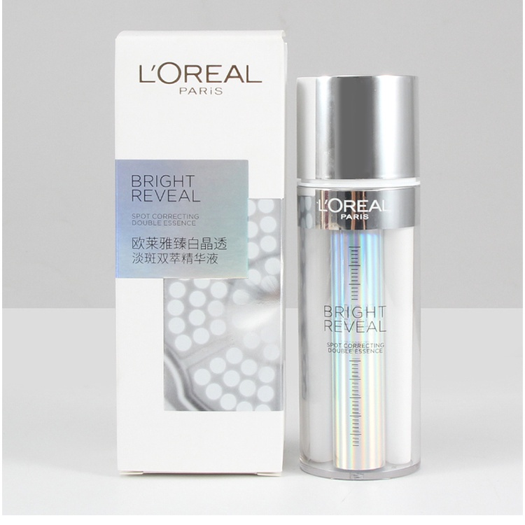 L'OREAL Lọ Tinh Chất Niacinamide Pha Lê Trắng Trong Suốt 37.6ml Chăm Sóc Da Mặt