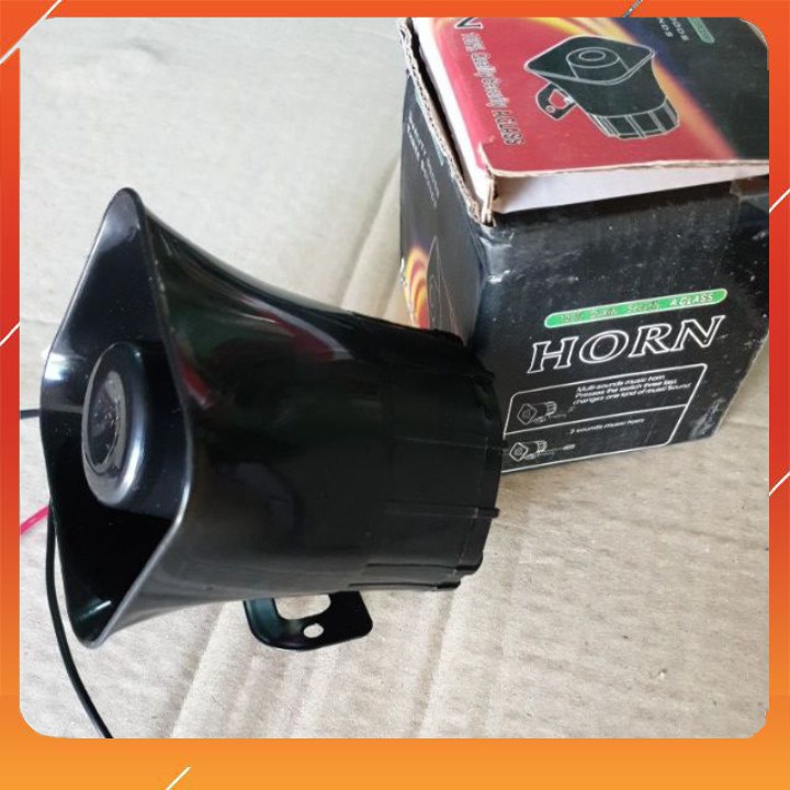 Còi hú 3 chế độ CÓ VIDEO âm thanh lớn dành cho ô tô xe máy xe đạp điện