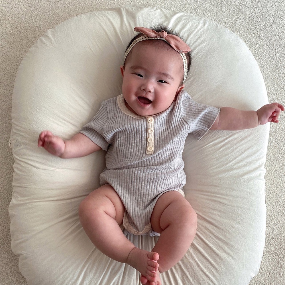 Jumpsuit Bodysuit Romper Liền Mảnh Vải Cotton Cho Các Bé Nhỏ Từ 0-2 Tuổi