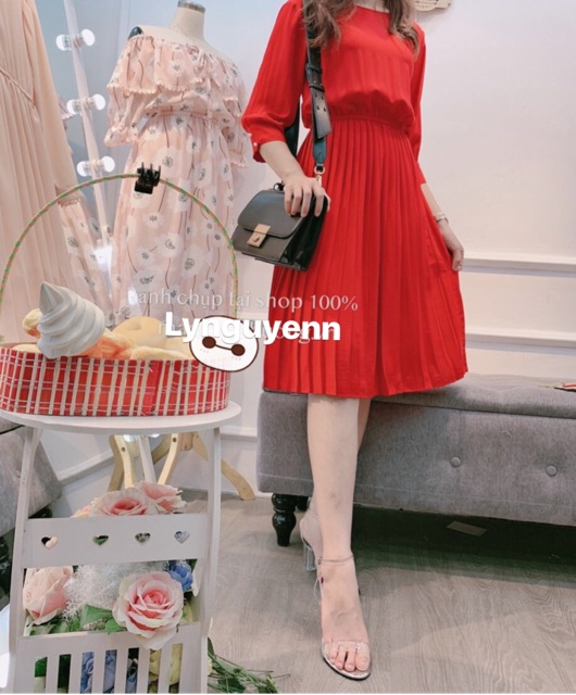 Váy thiết kế xếp li siêu đẹp