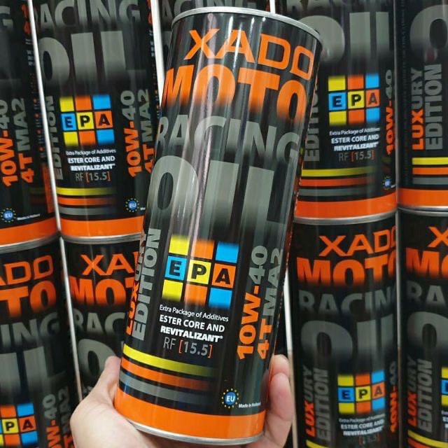 Nhớt siêu cao cấp XADO Moto Racing Oil Revitalizant 10w40