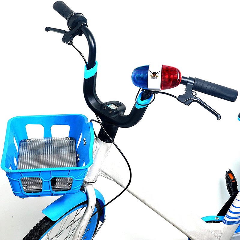 1 Chuông Điện 4 Chuông / 6 Đèn LED Cảnh Báo An Toàn Chống Thấm Nước Dành Cho Xe Đạp Leo Núi