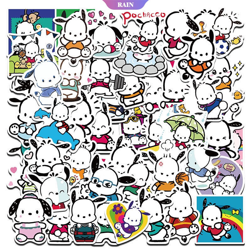 SANRIO Bộ 50 Miếng Dán Chống Thấm Nước Hình Cinnamoroll Cinnamoroll Nhỏ Nhắn Dùng Trang Trí