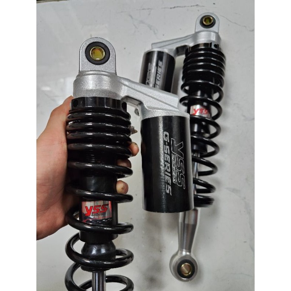 Phuộc YSS bình đen/bình xám tem khắc gắn Dream Wave Galaxy Elegant Future Axelo Cub Sirius Taurus Jupiter Max xe điện