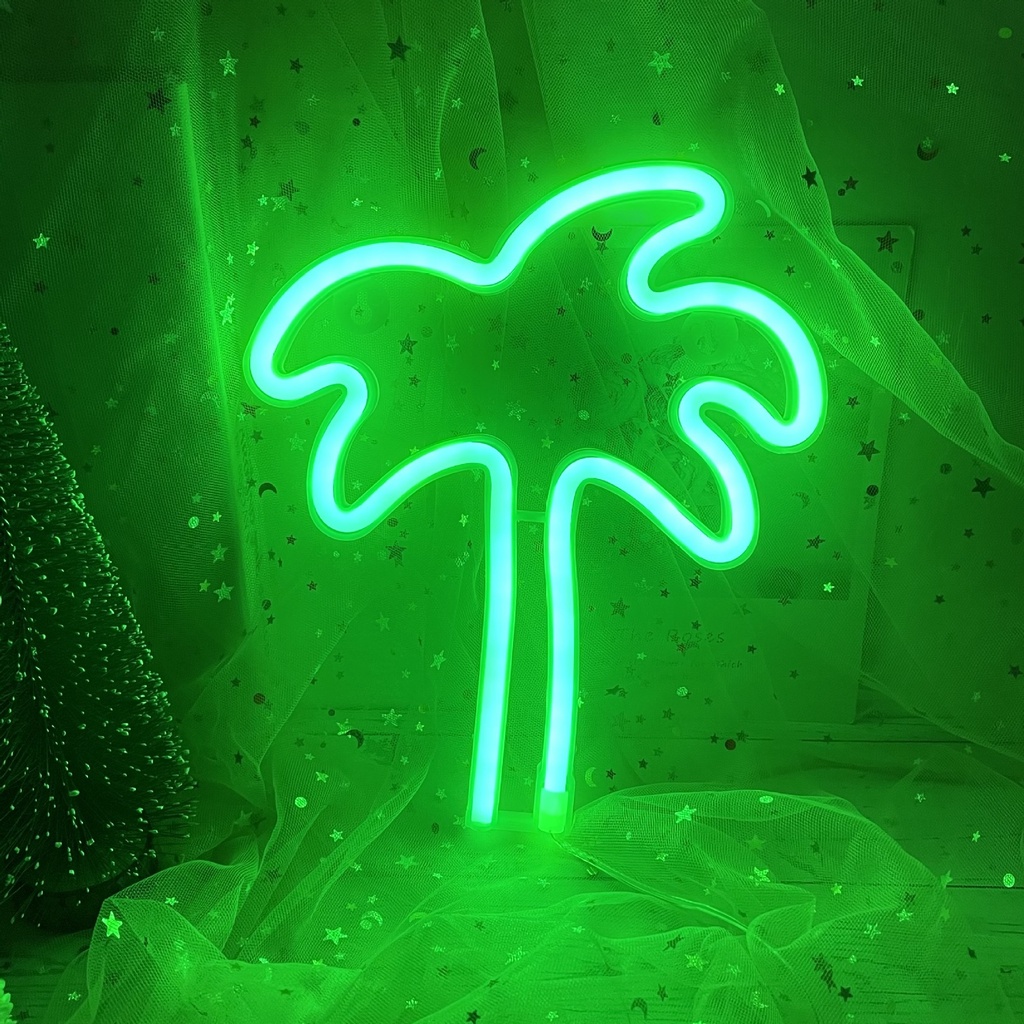 Đèn LED Neon Treo Tường 24 Giờ Hình Đám Mây Hành Tinh Màu Neon Chạy Bằng Pin Dùng Trang Trí Phòng Ngủ