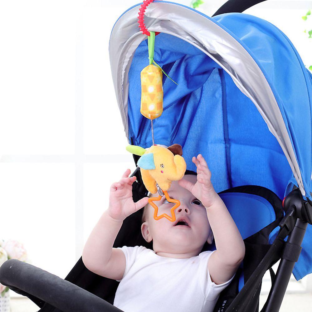 Đồ Chơi Lục Lạc Hình Động Vật Nhồi Bông Mềm Mại Dễ Thương Cho Bé