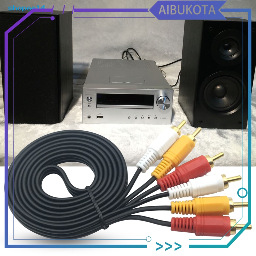 Dây Cáp Âm Thanh Chuyển Đổi 3rca Sang 3rca Chống Gió Cho Dvd | BigBuy360 - bigbuy360.vn