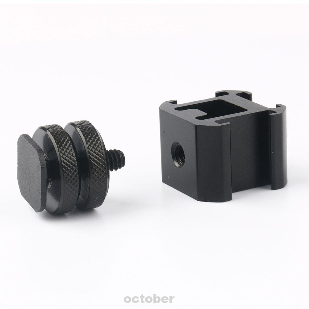 Set đế hot shoe thay thế gắn camera bằng kim loại trơn nhẵn sử dụng cho đèn quay video/micro | BigBuy360 - bigbuy360.vn