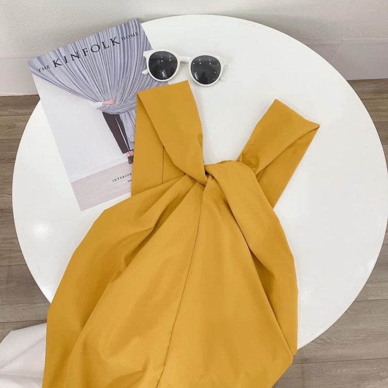VÁY MAXI XOẮN NGỰC CỔ YẾM | BigBuy360 - bigbuy360.vn