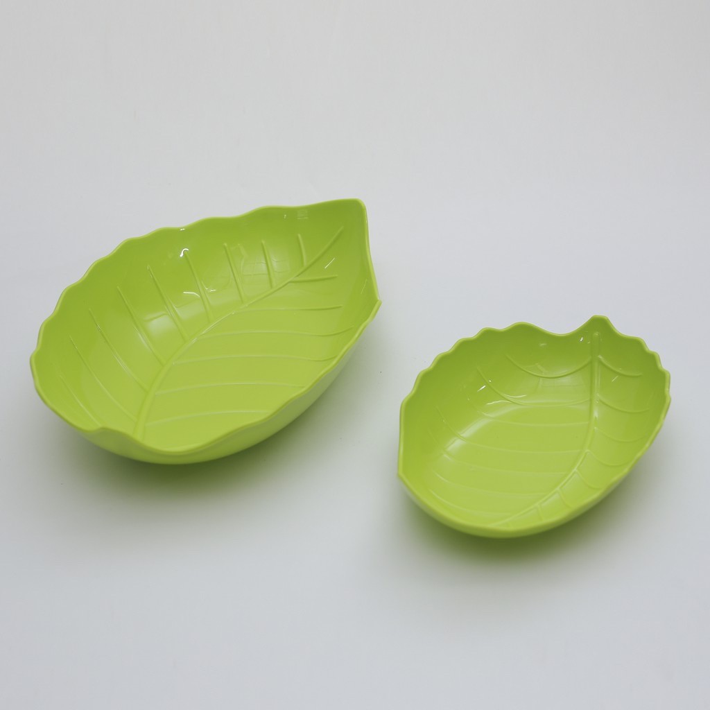 [Rẻ Vô Địch] Đĩa lá nhựa hình chiếc lá nhiều màu sắc Việt Nhật - MS1241