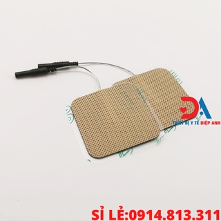{LOẠI 1} 01 cặp miếng dán điện xung máy điện châm hoa đà SDZ-II {CẶP VUÔNG TO BẢN}