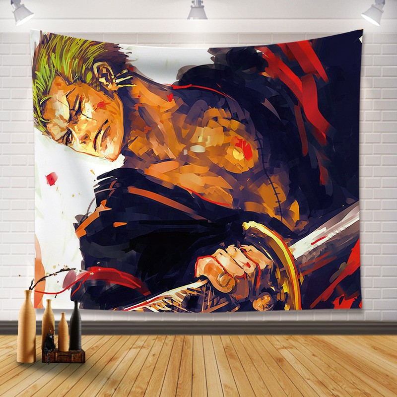 Tranh Vải Thảm Treo Tường  Anime One Piece Decor Phòng Chọn Lọc Những Bản Đẹp ( Tặng đèn led 7m và phụ kiện ) | BigBuy360 - bigbuy360.vn