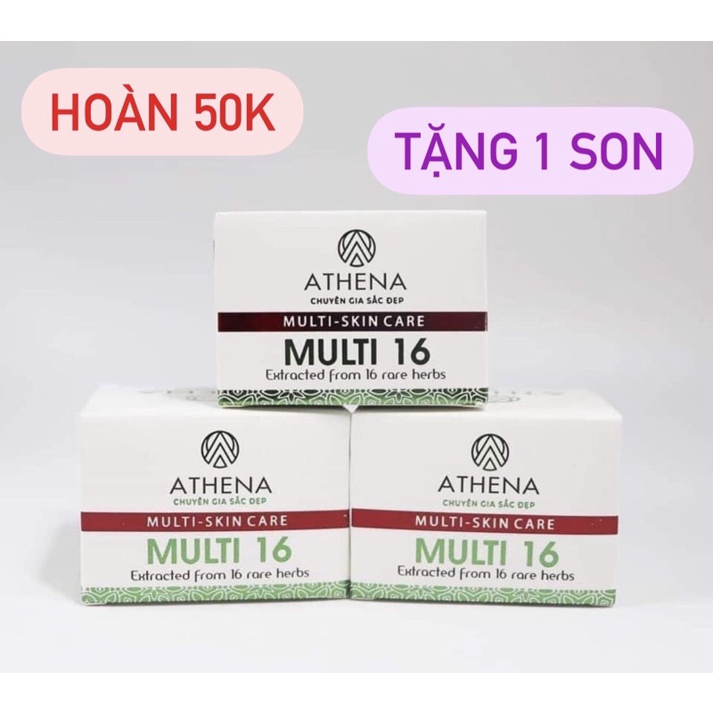 1 LIỆU TRÌNH 3 HỦ KEM MULTI 16 ( Hoàn 30k + tặng son)