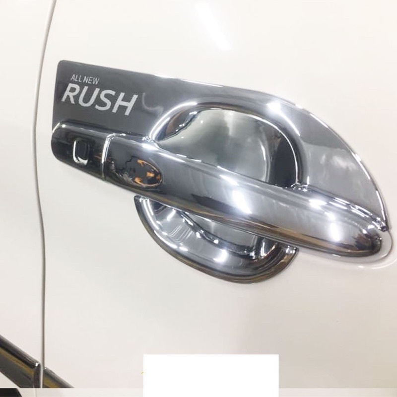 ốp tay nắm hõm cửa Rush 2018 - 2021 Mạ crom .