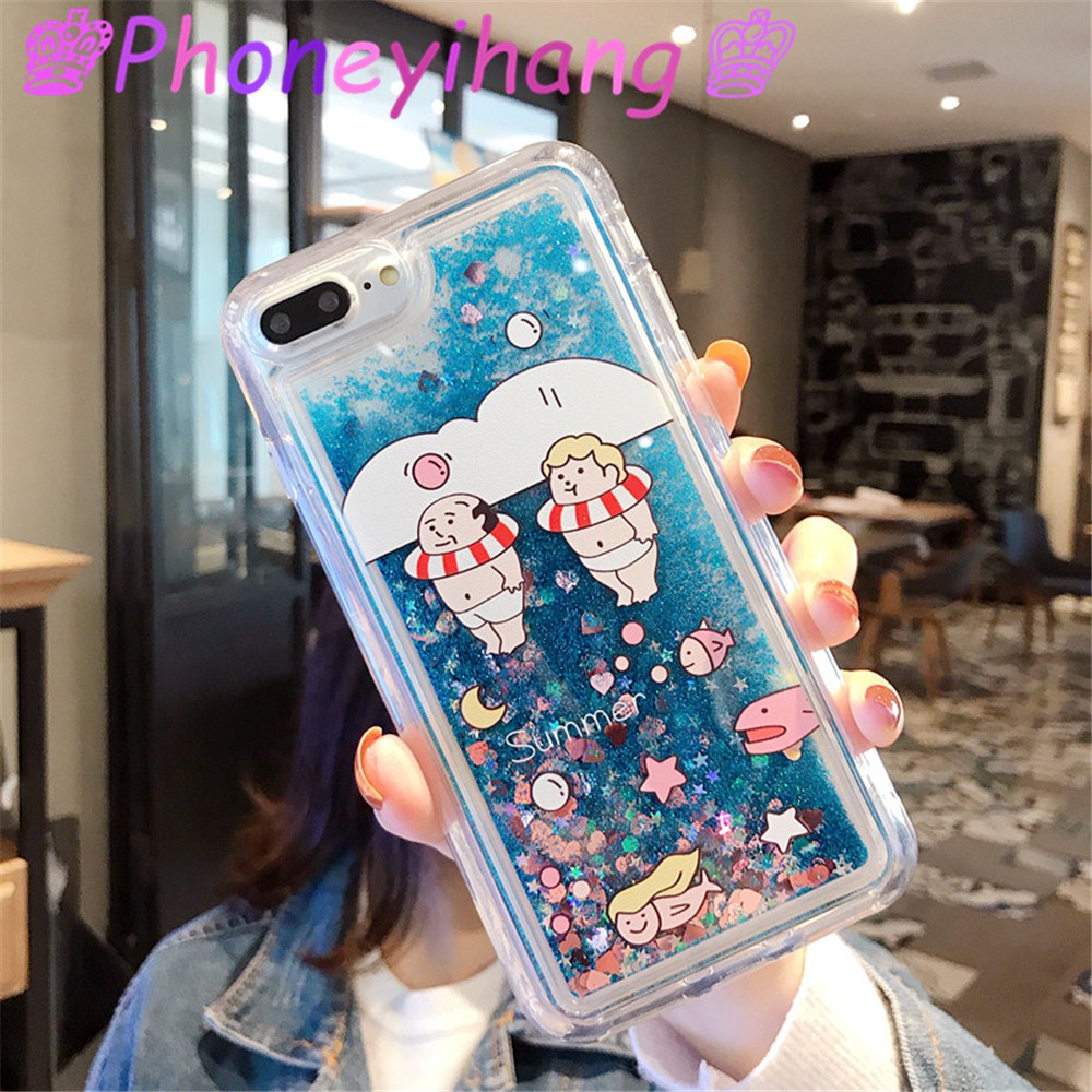 OPPO Reno5 Reno 5 Pro A15 A93 A53 A33 A52 A72 A92 A12 A12e Reno4 4F F17Pro A83 Ốp điện thoại cát chảy hình hoa đào/ bãi biển cho | BigBuy360 - bigbuy360.vn