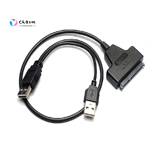 Dây Cáp Chuyển Đổi Usb 2.0 Sang 2.5inch 22pin 7 + 15 Ata Sata 2.0 Hdd / Ssd