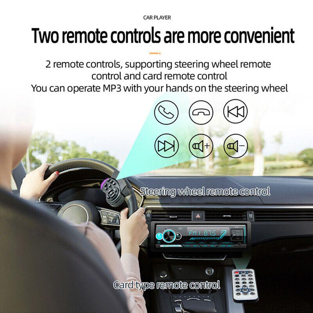 Máy Nghe Nhạc MP3 / FM / USB / AUX Rảnh Tay Tích Hợp Bảng Điều Khiển Dành Cho Ô Tô