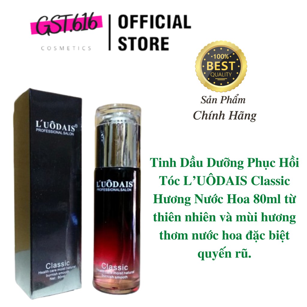 Tinh dầu dưỡng tóc L'UÔDAIS CLASSIC 80ml dưỡng ẩm sâu phục hồi tóc