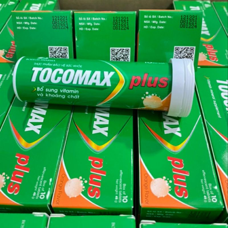 Viên sủi khỏe thay thế berocca tocomax plus bổ sung vitamin khoáng chất - ảnh sản phẩm 1