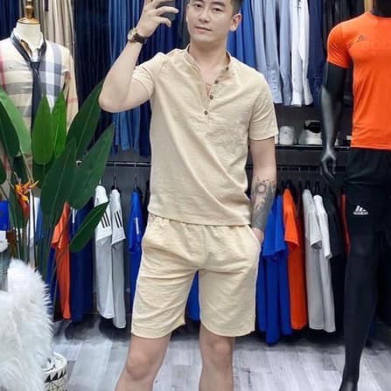 [FREE SHIP] BỘ ĐŨI NAM CỔ PHỐI KHUY | BigBuy360 - bigbuy360.vn