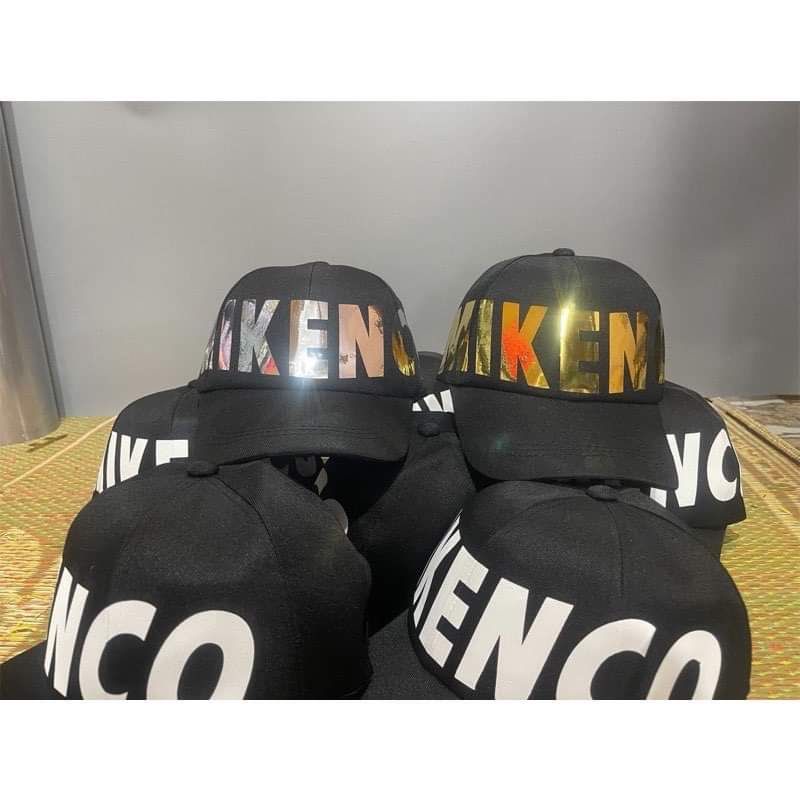 MŨ LƯỠI TRAI MIKENCO 4 MÀU CHỮ ( MŨ MIKEN)