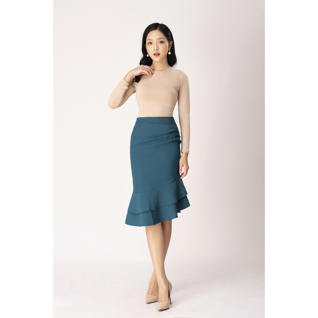 Chân váy vạt chéo xòe GUMAC VB1272 | BigBuy360 - bigbuy360.vn