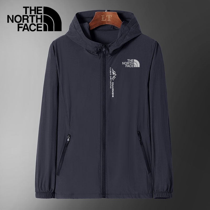 The North Face Áo Khoác Thể Thao Chống Gió Có Mũ Trùm Đầu Chống Nắng Mau Khô Cho Nam Nữ Chạy Bộ Cắm Trại Ngoài Trời