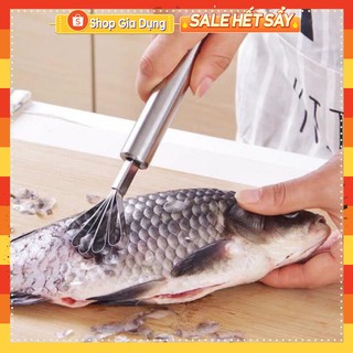 Dụng cụ đánh vẩy cá, nạo dừa, chất liệu inox