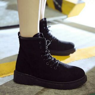 💌(order) Boot ulzzang da lộn đế 2.5cm