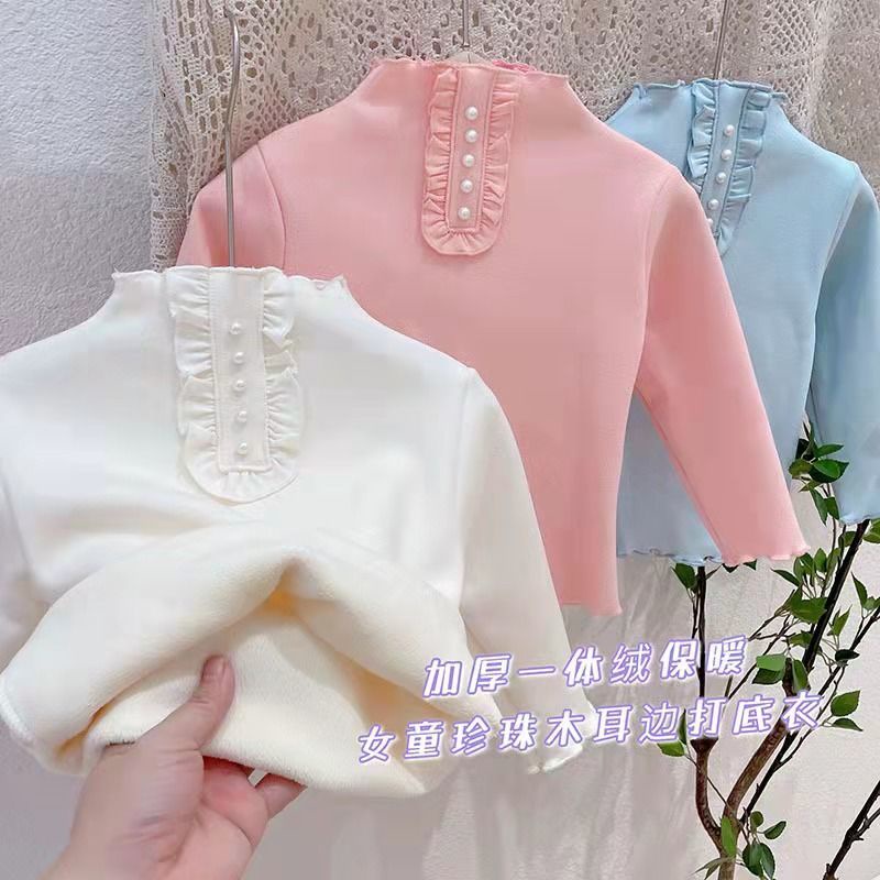 Áo Dệt Kim Cổ Lọ Đính Ngọc Trai Phong Cách Hàn Quốc Cho Nữ