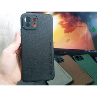 Ốp lưng Xiaomi Mi 11 Lite dẻo vải.