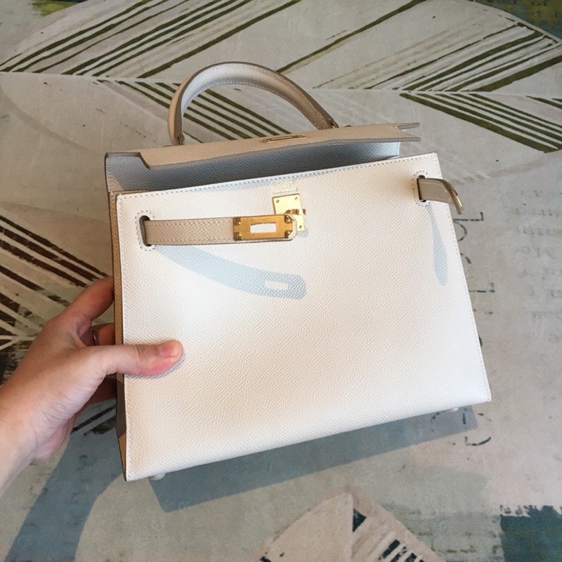 Túi xách nữ Hermes Kelly HM size mini 25 và 28 da thật cao cấp