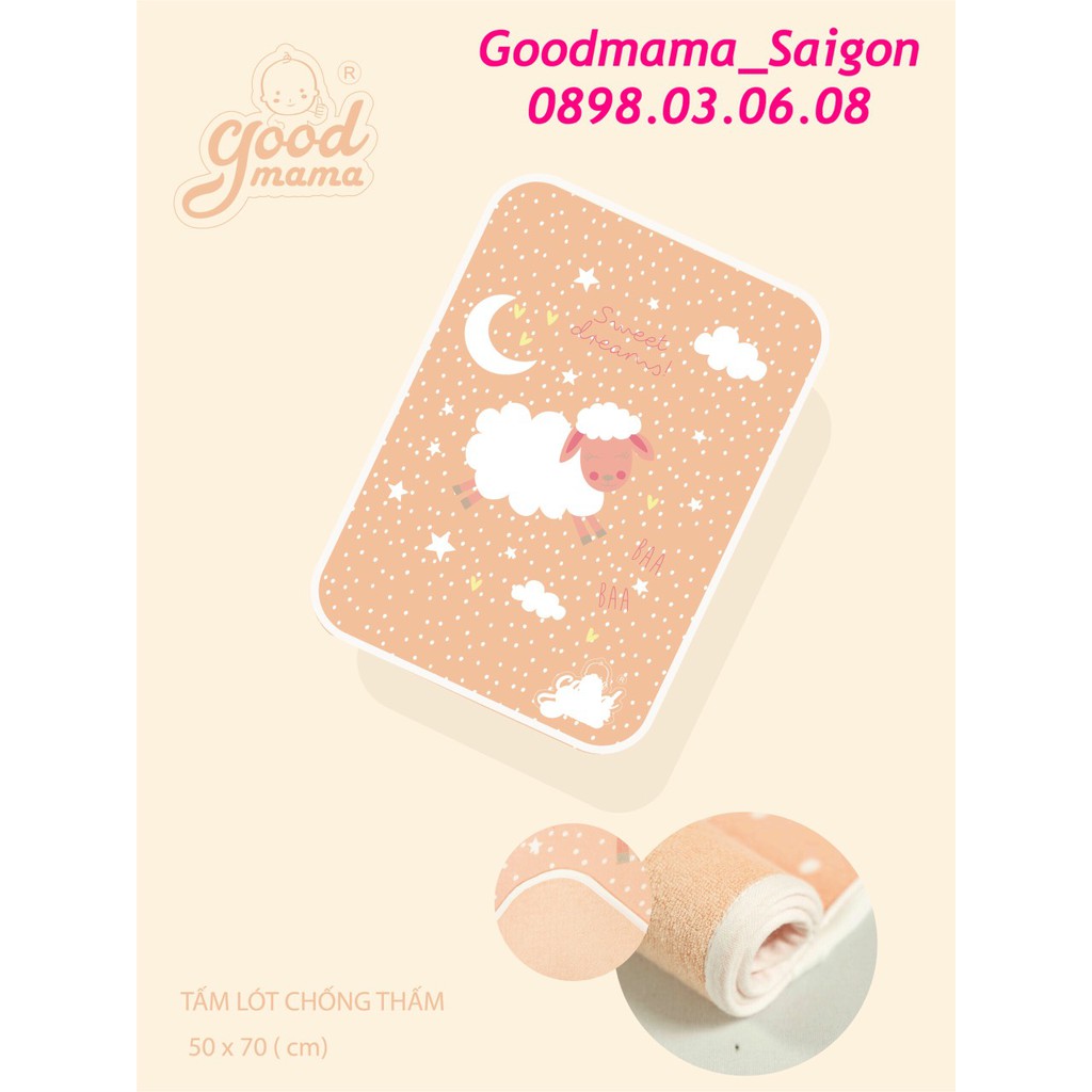 Tấm lót chống thấm Goodmama kích thước 50x70cm