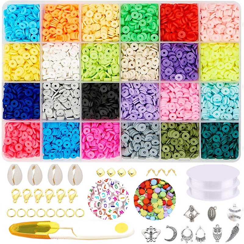 Chuỗi Hạt Đất Sét Hình Mặt Cười Phong Cách Bohemian Dành Cho Nữ