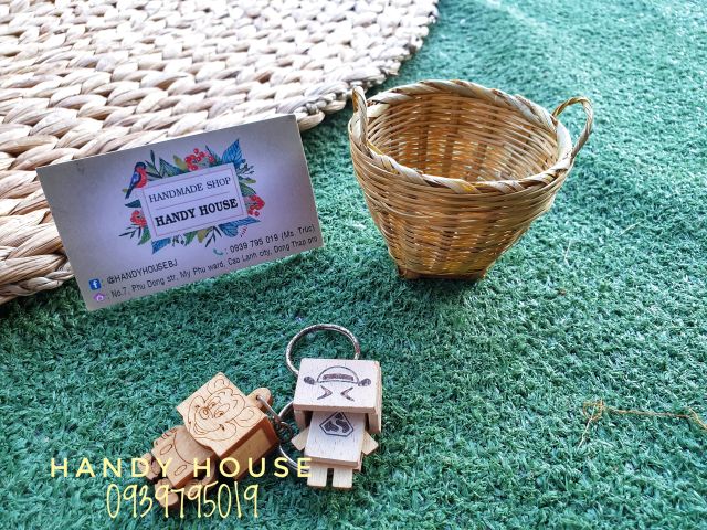 Cần xé tre mini 8cm× cao7cm, cần xé trung 13×cao12