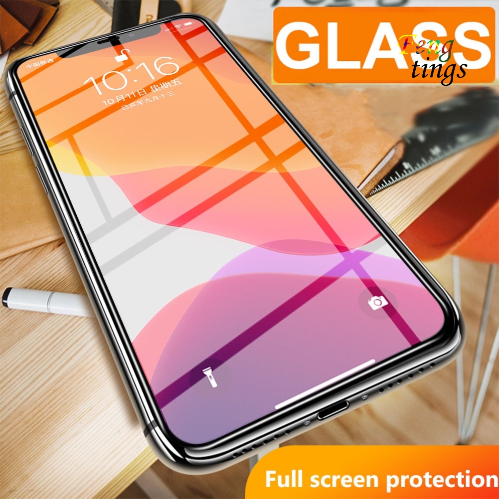 Kính Cường Lực 9d Bảo Vệ Toàn Màn Hình Chống Trầy Cho Iphone 12