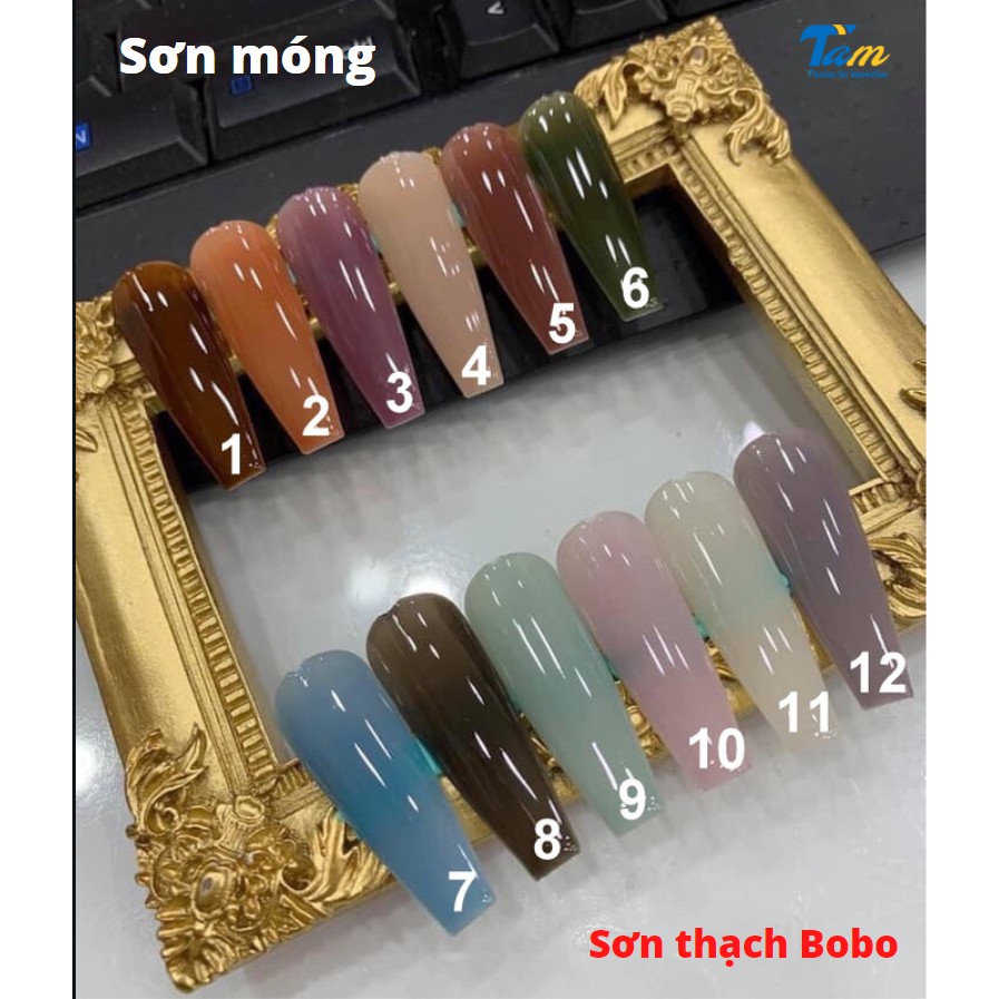 Sơn thạch Bobo sét 12 chai chọn lẻ [HÀNG CHÍNH HÃNG]
