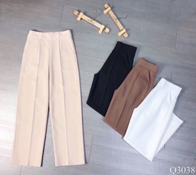 Quần ống suông cạp cao đủ sz 40-60kg