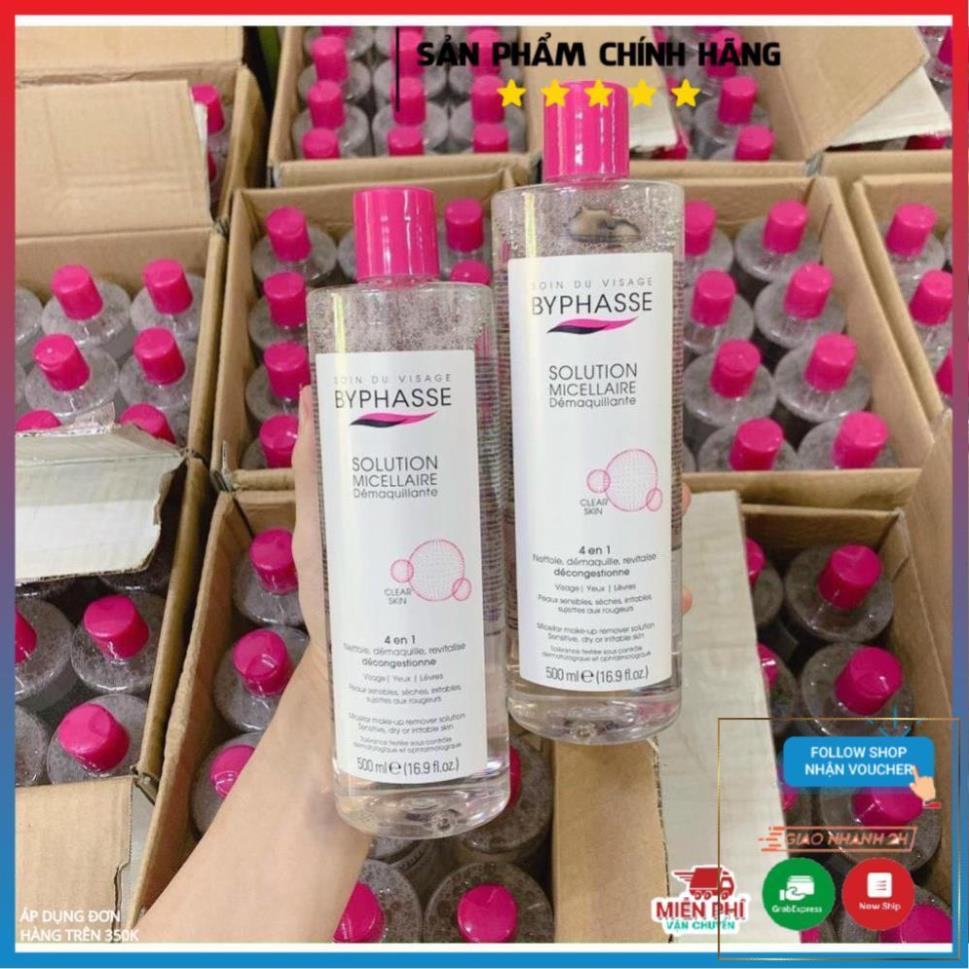 [SALE] [HÀNG HOT]  NƯỚC Tẩy trang Byphasse Solution Micallaire Face 500ml _BIBI SHOP | BigBuy360 - bigbuy360.vn