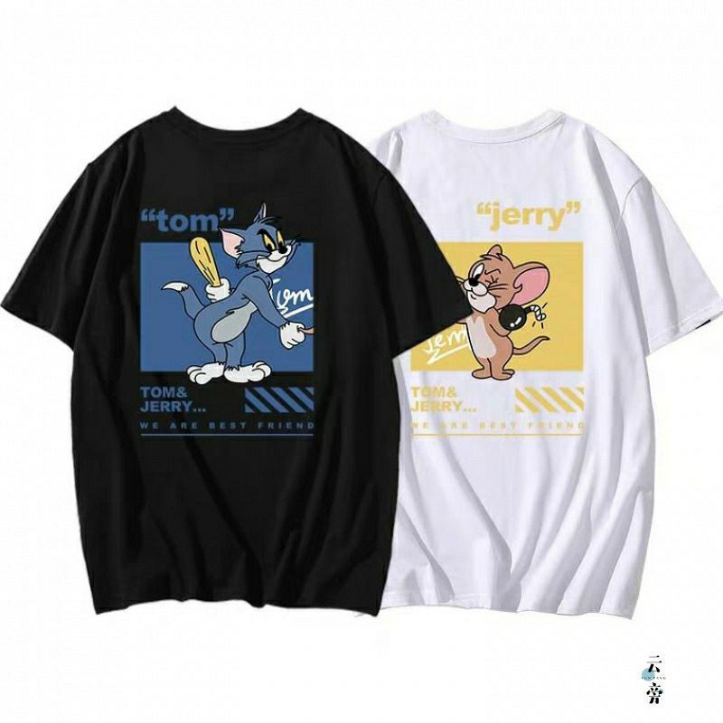 áo thun nam nữ unisex tom and jerry