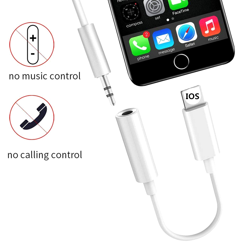 Cáp Chuyển Đổi Âm Thanh Jack 3.5mm Cho Iphone Chất Lượng Cao | BigBuy360 - bigbuy360.vn