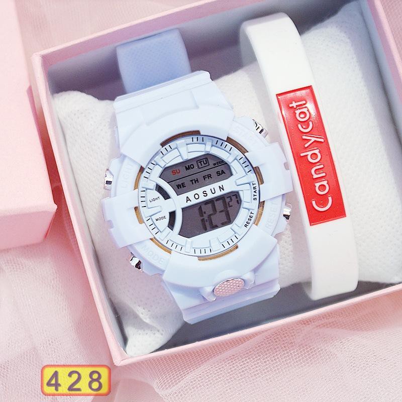 [Mã FAMARAL2 giảm 10K đơn 50K]Đồng Hồ Nữ Aosun Retro Dây Cao Su Màu Sắc 428 - Giá Sỉ | BigBuy360 - bigbuy360.vn